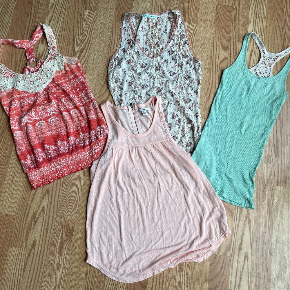 Tank Tops Blouse Shirts Lot of 4 American Eagle